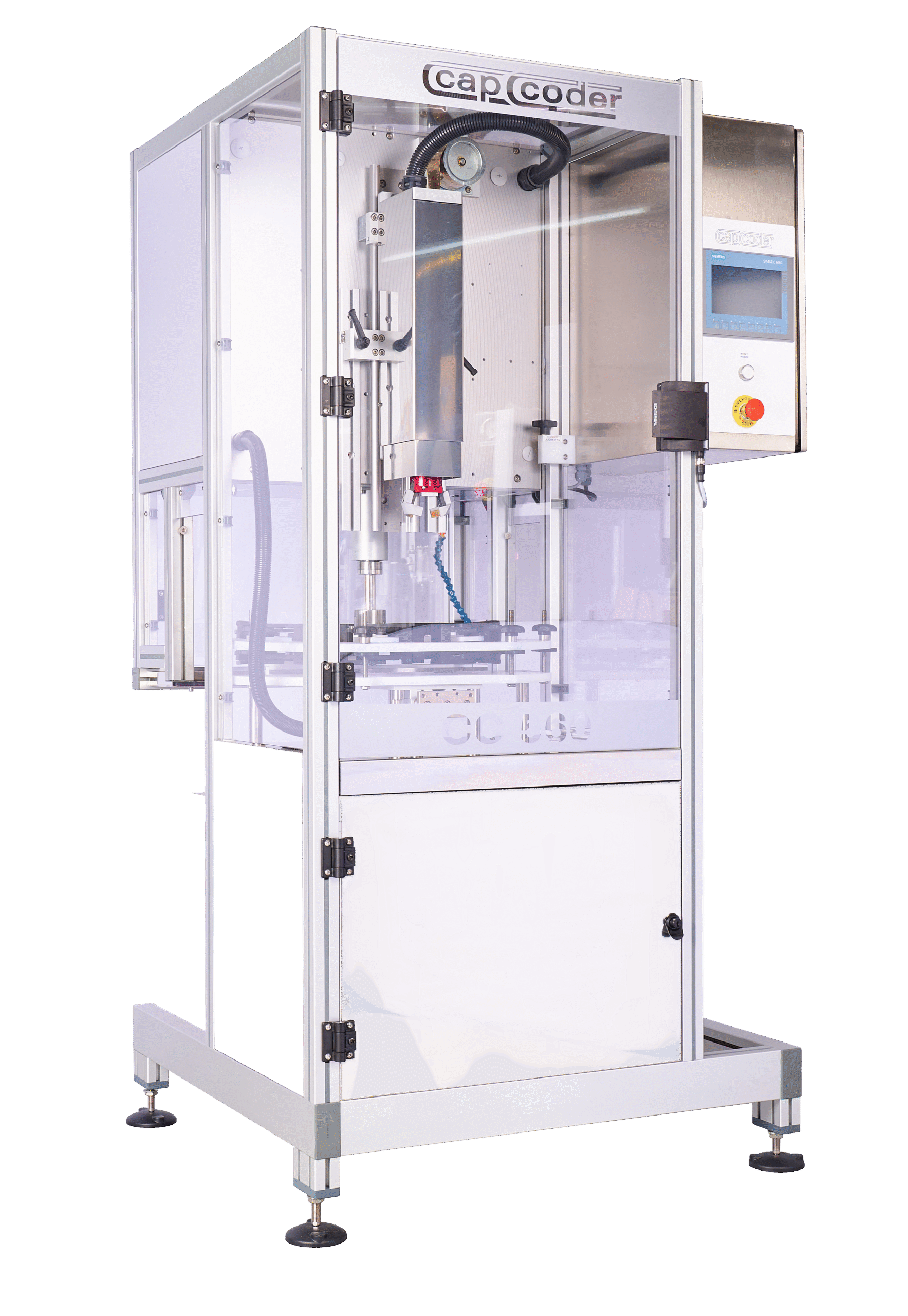 Cap Coders CC1770, A Semi or Fully Automatic Large Format Capping Machine